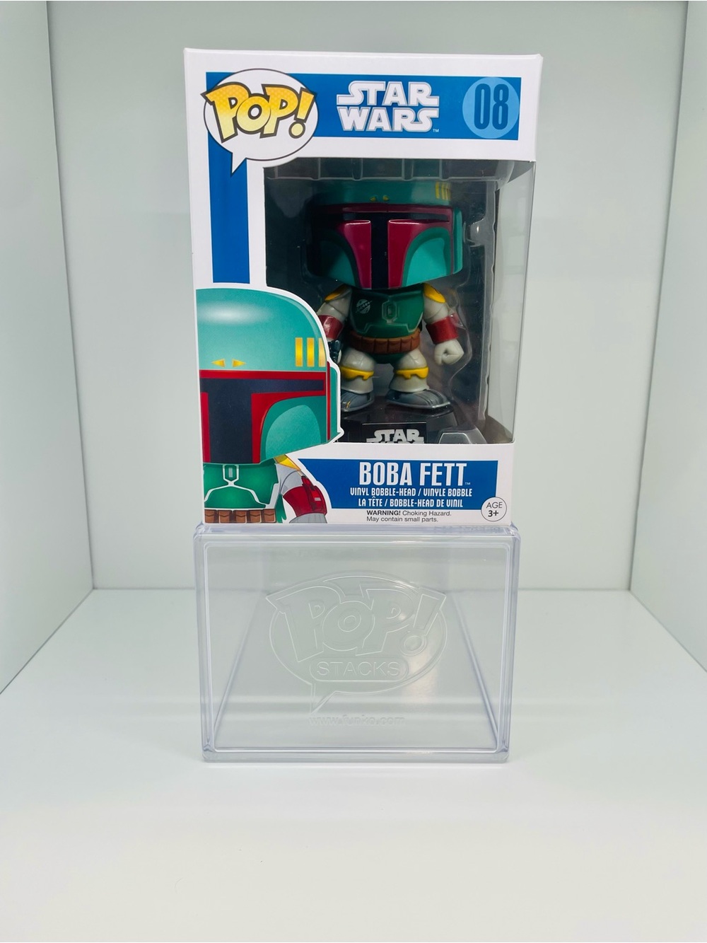 #08 Funko POP! Boba Fett Vinyl Figure - BLUE BOX